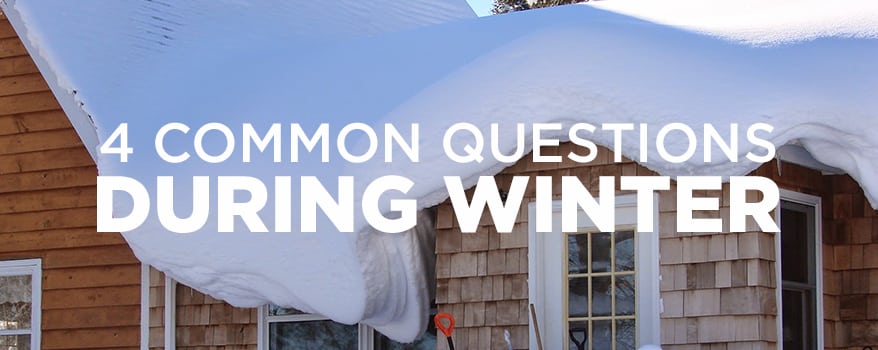 Change roofs in winter? 4 Common roof questions about snow season